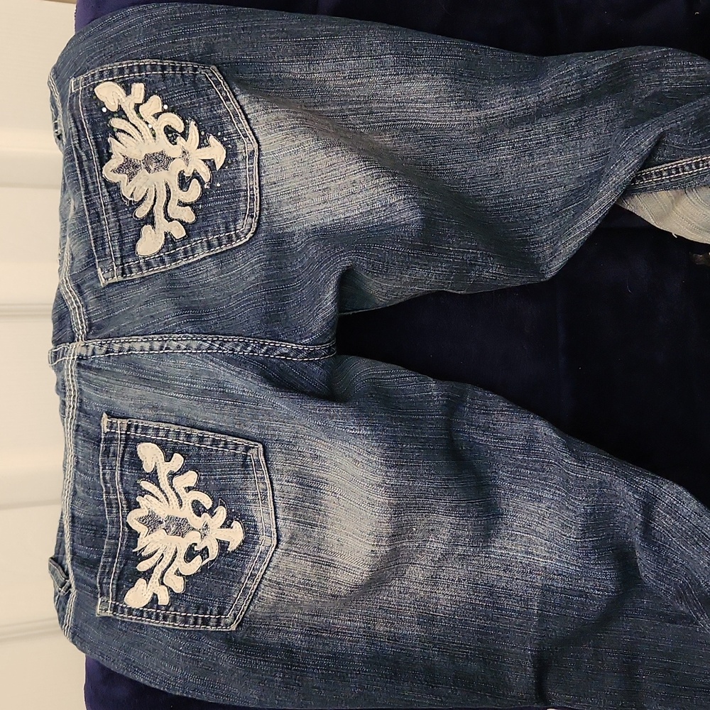 Women's Red Rivet Jeans